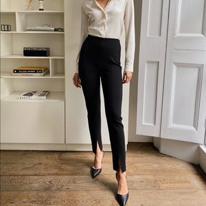 Aritzia Babaton Rockwell Skinny Pant with Slits